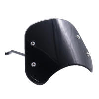 Parabrisas De Motocicleta Para Benelli Leoncino 500 Con Soportes Accesorios De Frontera De Alta Calidad En ABS Plástico Negro Clear Smoke - details 7