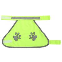 Chaleco Reflector Para Mascotas Visibilidad Alta Chaleco De Seguridad Para Perros Color Verde Fluorescente Material Poliéster - details 7