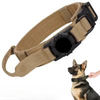 Correa Táctica Para Perros Con Portador Ajustable De Nylon Para AirTag Cierre Metálico Antipánico Accesorios Para Perros Seguros Y Duraderos - details 14