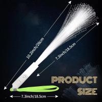 12-96PCS Varillas De Fibra Óptica LED Con 3 Modos Blanco Lámpara De Fiesta Para Bodas Cumpleaños Baño De Luz De Enlace - details 1