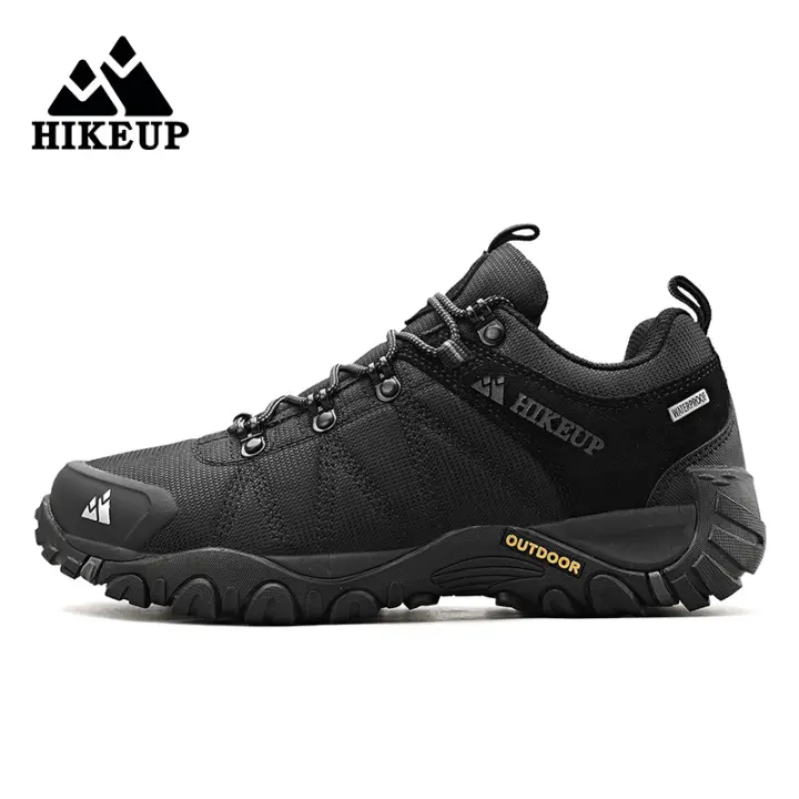 Zapatos De Senderismo Para Hombre HIKEUP No Esmerilados Transpirables Resistentes Al Desgaste Impermeables Para Escalada Y Turismo En Montañas - 1