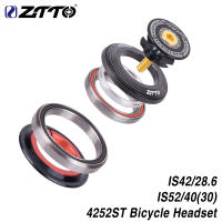 ZTTO Headset Para Bicicleta De Carretera MTB 42mm 52mm CNC 1 1/8 "-1 1/2" Tapered Tube Integrated Angular Contact Bearing 4252ST - details 0