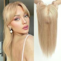 Peluca De Extensiones De Cabello Humano Remy Ombre Marrón Rubia Con Franja Base De Seda Piezas De Clip Para Mujeres Peluca De Topper De Cabello - details 8