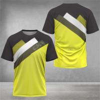 Camiseta De Deporte Para Hombres Secado Rápido Moda Casual Callejera Manga Corta Transpirable Para Senderismo Y Correr - details 8