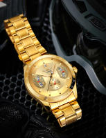 Reloj Mecánico Deportivo WINNER Skeleton En Cuero Militar Multíndice Con Fecha Resistente Al Agua Y Shock Para Hombre - details 8
