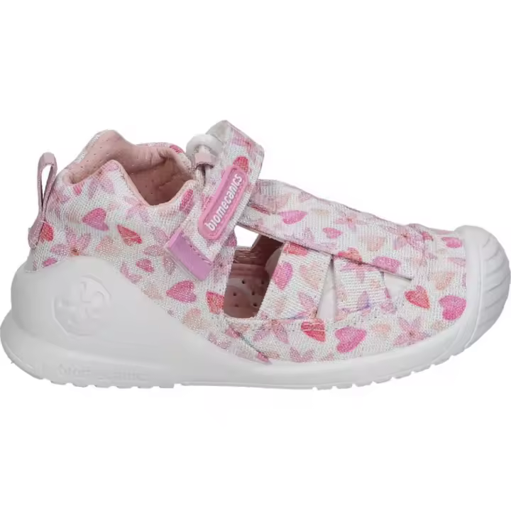 BIOMECANICS | Sandalias Cerradas Biomecanics Infantiles – Sandalias en Color Rosa con Dibujos – Sandalias con Velcro – Máxima Sujeción – Respetuosas con el Pie – Cómodas y Versátiles – Modelo 252185B - 1