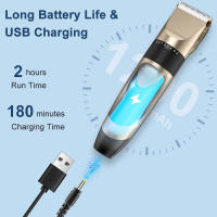 Recortadora De Pelo Para Perros Y Gatos USB Recargable Set De Peluquería Para Mascotas Apto Para Perros Gatos Conejos Color Oro Y Rosa - details 2