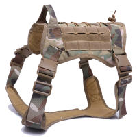 Harnés Táctico Para Perros De Tamaño Pequeño Mediano Grande Con Correa Y Collar De Entrenamiento Militar Para Caminar Y Caza - details 11