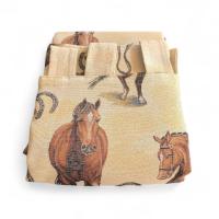 Cortina de Puerta Exterior e Interior – Caballos , Jacquard 140x260cm - details 5