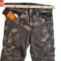 Pantalones De Motociclista Para Mujer PK720 Colección Primavera/Verano Clásicos De Leno Elastico Ajustados Con Cuatro Marchas - details 1
