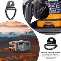 Anillos De Acero Inoxidable Para Atar Carga Accesorios Para Coches Camiones Remolques RV Barcos 5/10pcs Forma Redonda - details 2