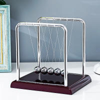 Decora Tu Escritorio Con El Balancín De Metal De Newton Adorno De Mesa De Ciencia Y Física Baloncesto De Equilibrio Moderno - details 2