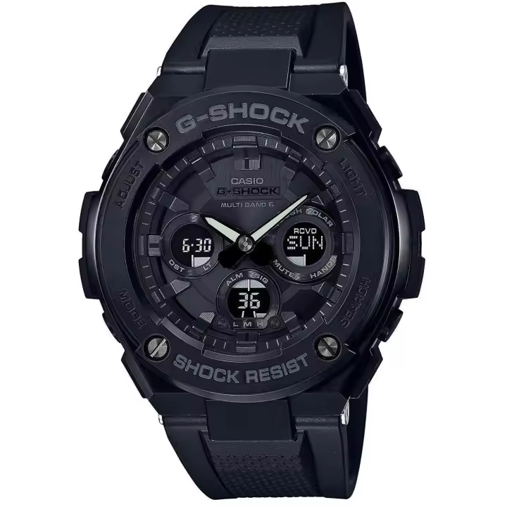 ​reloj deportivo hombre radiocontrol solar Casio G-SHOCK G-STEEL GST-W300G-1A1JF JDM 49.3mm 200M WR Hora Mundial resistencia a los golpes JDM (mercado interior japonés) - 1