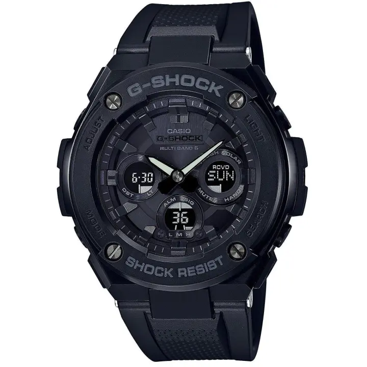 ​reloj deportivo hombre radiocontrol solar Casio G-SHOCK G-STEEL GST-W300G-1A1JF JDM 49.3mm 200M WR Hora Mundial resistencia a los golpes JDM (mercado interior japonés) - 1
