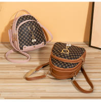 Nueva Mochila De Moda Con Colgante De Gato Diseño Niche Portátil Mochila De Hombro Para Mujeres Material PU Con Lining De Poliéster - details 13