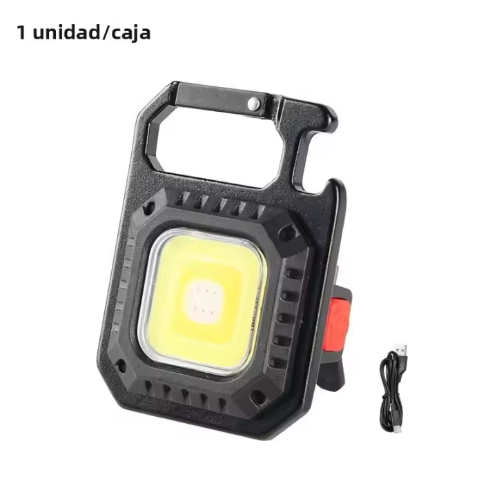 Linterna Portátil Multi-Funcional De Llavero Magnética Impermeable Y Recargable Por USB Luz Fuerte Para Emergencias Y Exterior - 1