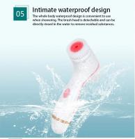 Cepillo limpiador facial, limpiador facial, limpiador electrónico para el acné, sistema rotatorio de limpieza, limpiador rotatorio exfoliante eléctrico, resistente al agua, uso en el baño, batería recargable de larga duración, seguro para viajes de ocio - details 9