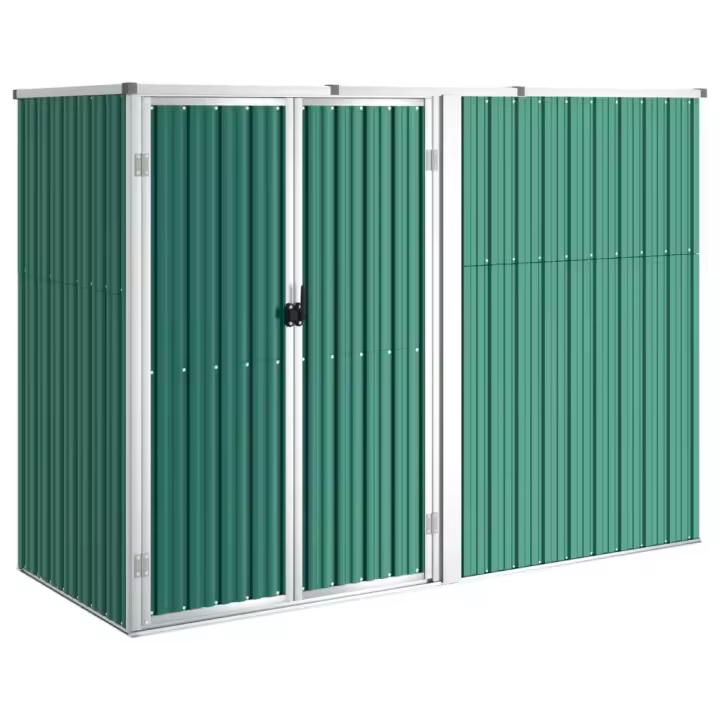 vidaXL Cobertizo Herramienta Acero Galvanizado Cubierta Exterior Color Antracita,  Gris,  Marrón y mas - 1