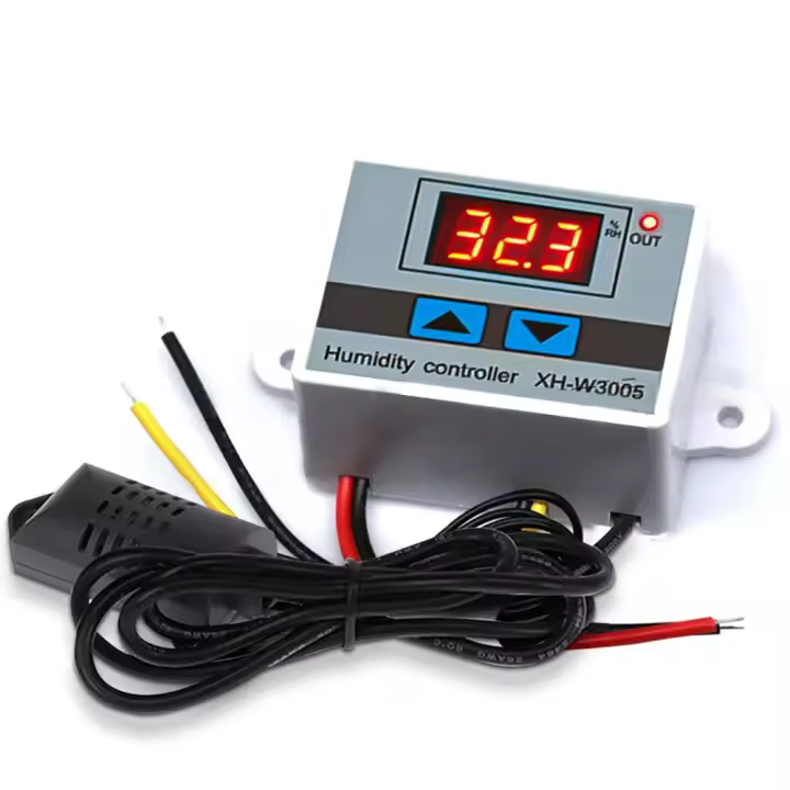 Controlador De Humedad Digital W3005 Instrumento De Medición De Humedad 110V 220V 12V Sensor De Humedad SHT20 Hygrostat - 1
