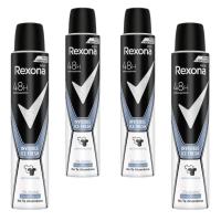 Rexona - Desodorante Hombre XL Invisible Ice Fresh Spray Men 4x200ml - details 1