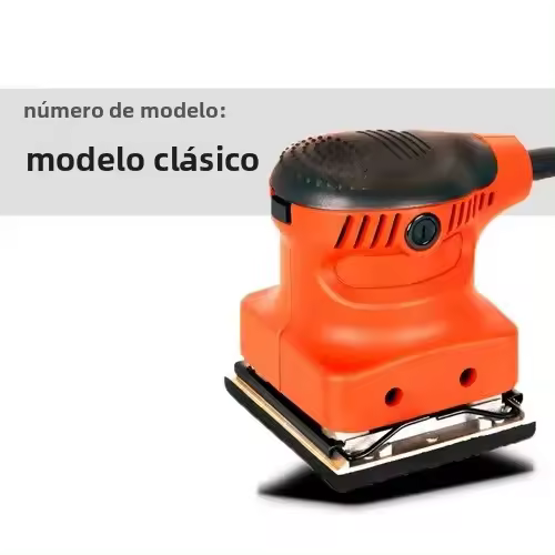 Mini Sándwich Eléctrico Para Madera Herramienta De Polimento De Muebles Y Metálico Con Papel De Hierro Velocidad Fija Peso Ligero - 1