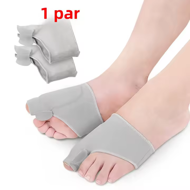 Corrector De Bollo De Dedo De Silicona Separador De Dedos Alivio Del Dolor Articulación Del Bollo Orthopedic Pedicure Sock Tamaño Normal - 1