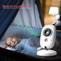 Monitor De Bebé Con Vídeo VB603 2.4G Wireless Pantalla LCD De 3.2 Pulgadas Audio Bidireccional Visión Nocturna Cámara De Seguridad Babysitter - details 3
