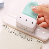 Pulverizador De Papel Ajustable Para Diario Planificador 1PC De Tamaño 3 Agujeros Capacidad De 8 Hojas Adecuado Para A5 A6 A7 Tamaños Cuadernos De Papeles Y Scrapbooking - details 1
