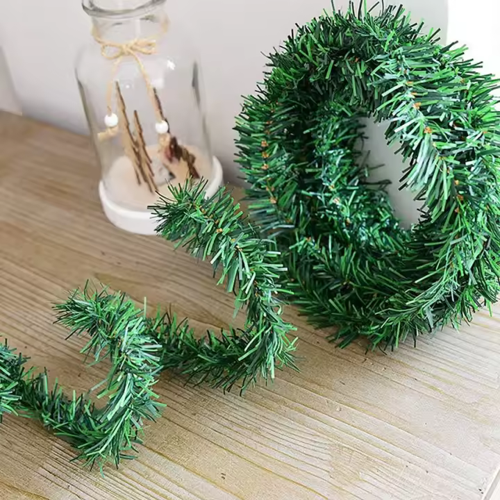 Corona De Hiedra Artificial De 5 Metros Vine De Planta Para Decoración De Casas Bodas Navidad Jardín Exterior Fiesta DIY - 1