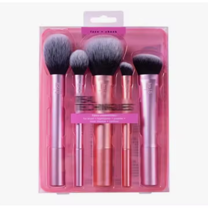 Set De Broches De Maquillaje Ecológicas Herramienta De Pincel Para Blush Material De Cabello De Zorro Y Mano De Caza - 1
