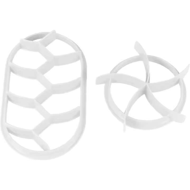 Juego de moldes ovalados redondos para hornear pan molde de sello de pan para prensa, galletas de pastelería para panadería, galletas para hornear, 2 piezas (blanco) - 1