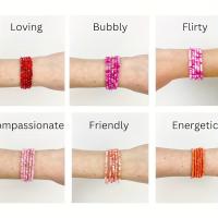 Vedawas 30-Piece Pulseras De Bohemia Aleatorias (Colores Variados) Hechas a Mano Con Cuentas Coloridas Para Primavera Verano Playa - details 3