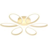 Lámpara De Techo LED Moderna En Forma De Flor Tres Colores Super Brillante Para Pasillo Y Escalera Luz De Pared Montaje Plano 12W Aluminio Para Sala De Estar Dormitorio Vestíbulo Estudio - details 5