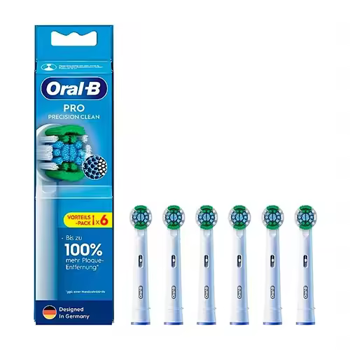 Recambio para cepillo dental - Oral-B Pro Precision Clean, Cabezales De Recambio, Pack De 6 Unidades - 1