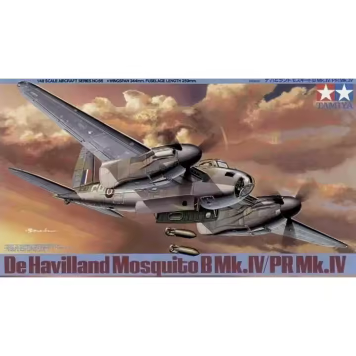 Figura de Acción Militar Mosquito B Mk.iv/pr Mk.iv Tamiya - Avión de la Segunda Guerra Mundial - 1