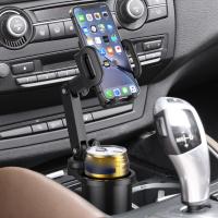 Soporte De Vaso Para Coche Jerefish Expansor De Bebidas Y Montaje Para Móviles Con Rotación De 360° Accesorios Interiores De Automóvil Universal - details 3