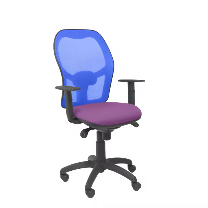 Piqueras Y Crespo Silla Jorquera Ergonómica Malla Azul BALI Lila - 1