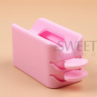 Caja De Almacenamiento Recipiente Portátil Para Uñas Doble Capa Para Reciclar Polvo De Uñas Y Colectar Lentejuelas Y Brillo Herramienta De Manicura DIY En Colores Blanco/Púrpura/Rosa - details 4