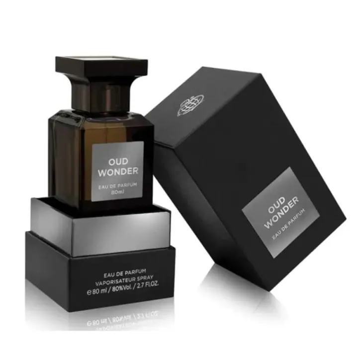 Fragrance World Oud Wonder Eau de Parfum Unisex 80 Ml,Fragancia amaderada hombre y mujer,fresca, ligera, duradera, Colonia femenina y masculina 80ml ***NOVEDAD*** - 1