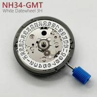Movimiento Automático Japonés GMT NH34 24 Joyas Mod Reloj Mecánico NH34A 24H Manos GMT Fecha a Las 3:00 Espesor Estándar GMT - details 0