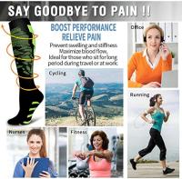 Calcetines De Compresión 20-30mmHg Para Hombres Y Mujeres Deportivos Para Maratón Ciclismo Fútbol Varices Y Embarazo - details 11