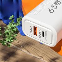 Cargador Rápido 65W GaN USB Para iPhone 15 14 Samsung Xiaomi Huawei Adaptador De Pared Con Tipo C Y USB-A Certificado UL RoHS CE - details 2