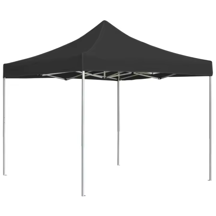 vidaXL Carpa plegable profesional de aluminio antracita 3x3 m - 1