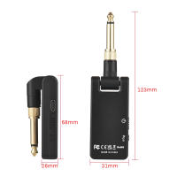 Sistema De Transmisión Inalámbrico M-VAVE WP-8 Para Guitarra Eléctrica Con Recibidor Y Transmisor Batería Integrada Y Caja De Carga 3.5mm Y 6.35mm - details 4