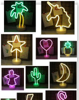 Luz De Neón USB Forma De Flamenco Iluminación De Pared Para Bodas Dormitorio Niños Habitación Bebé Luz LED Decorativa - details 10