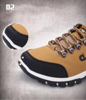 Zapatos De Senderismo Para Hombre Impermeables De Cuero Y PU Resistente Al Desgaste Para Trekking Caminar Caza Tácticos Sneakers De Exterior - details 3