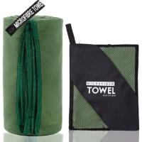Toalla De Microfibra 2pcs/set Absorbente Y Secado Rápido Suave Y Ligera Para Gimnasio Natación Yoga Playa Camping - details 8