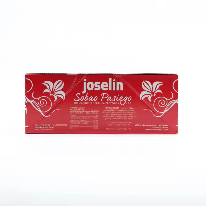 Joselín Sobaos Pasiegos Grandes con Mantequilla · IGP Calidad Controlada · Pack 18 uds (2600 g) Envueltos Individualmente - 1