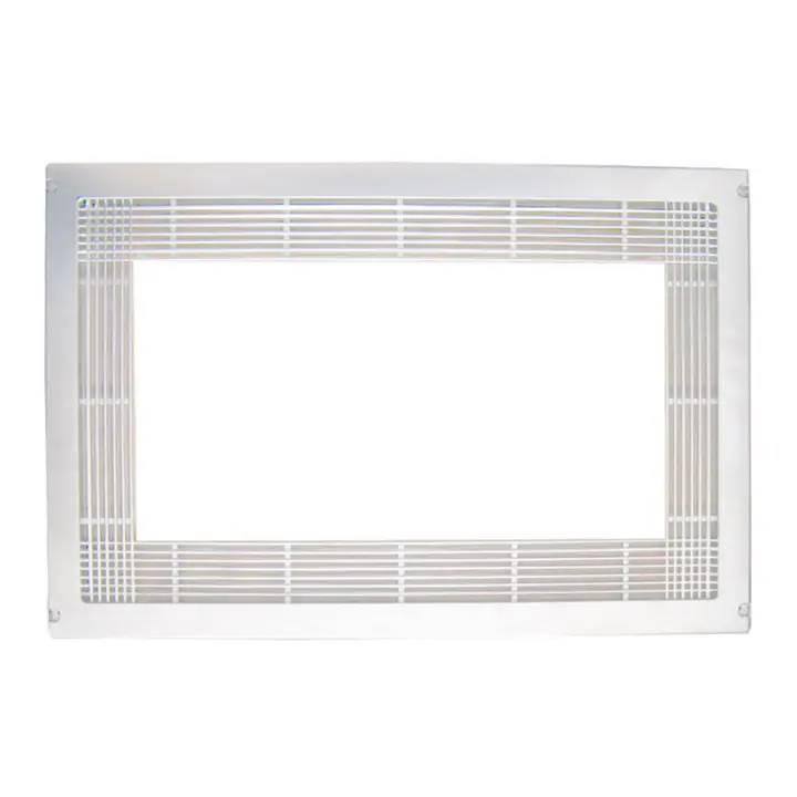 Marco microondas blanco universal con rejilla recortable 60x40 Micel soporte microondas cocina accesorios rejilla microondas - 1