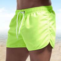 Shorts De Natación Para Hombres Quick Dry Con Cinturón Ajustable Y Bolsillos Conjunto De Baño Transpirable Para Surf Y Playa Verano - details 3